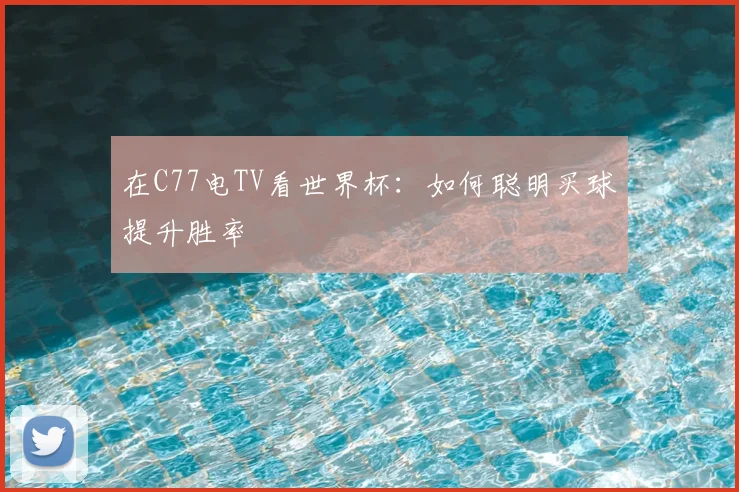 在C77电TV看世界杯：如何聪明买球提升胜率